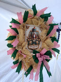 Gold & Pink Nutcracker Wreath